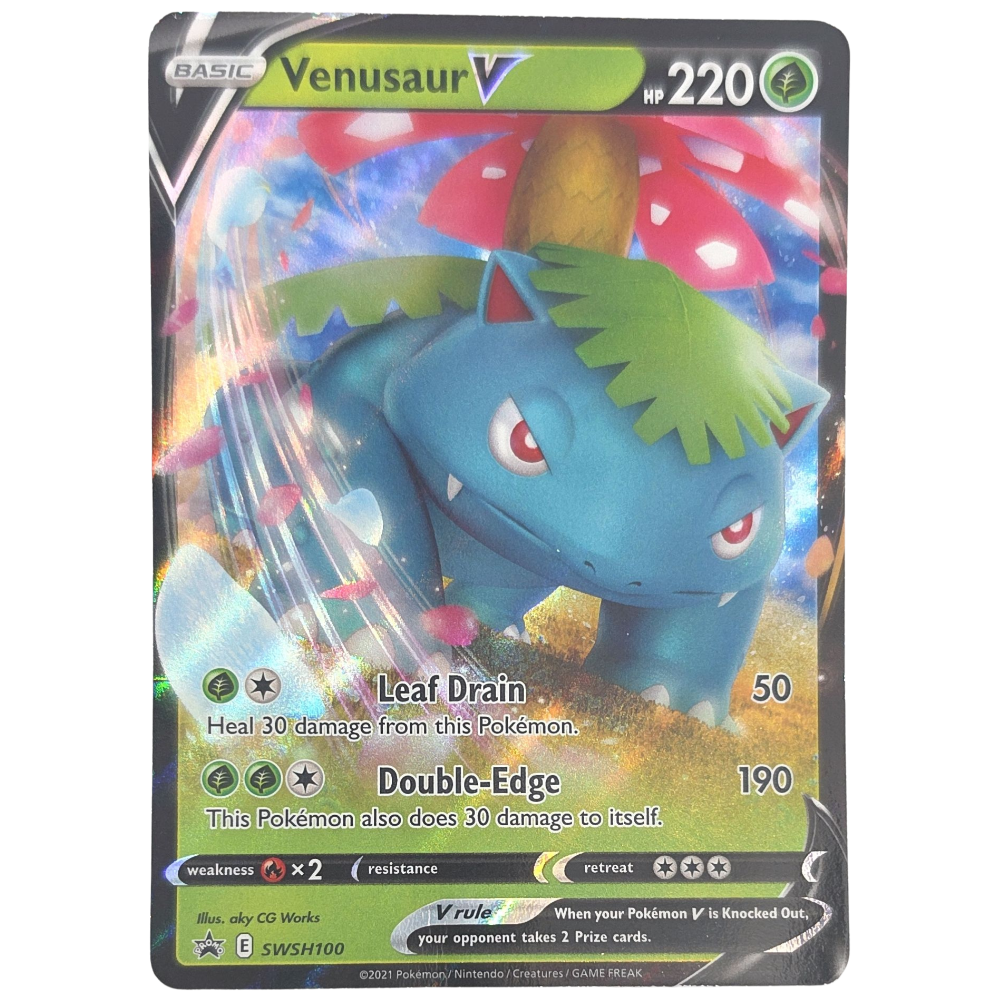 Pokémon: Venusaur V – SWSH Black Star Promos (SWSH 100) – Einzelkarte