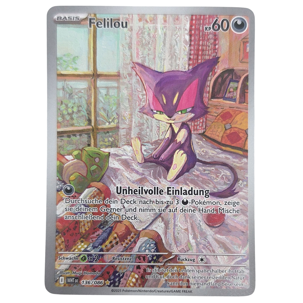 Pokémon: Purrloin – White Flames (WHT 136) – Einzelkarte