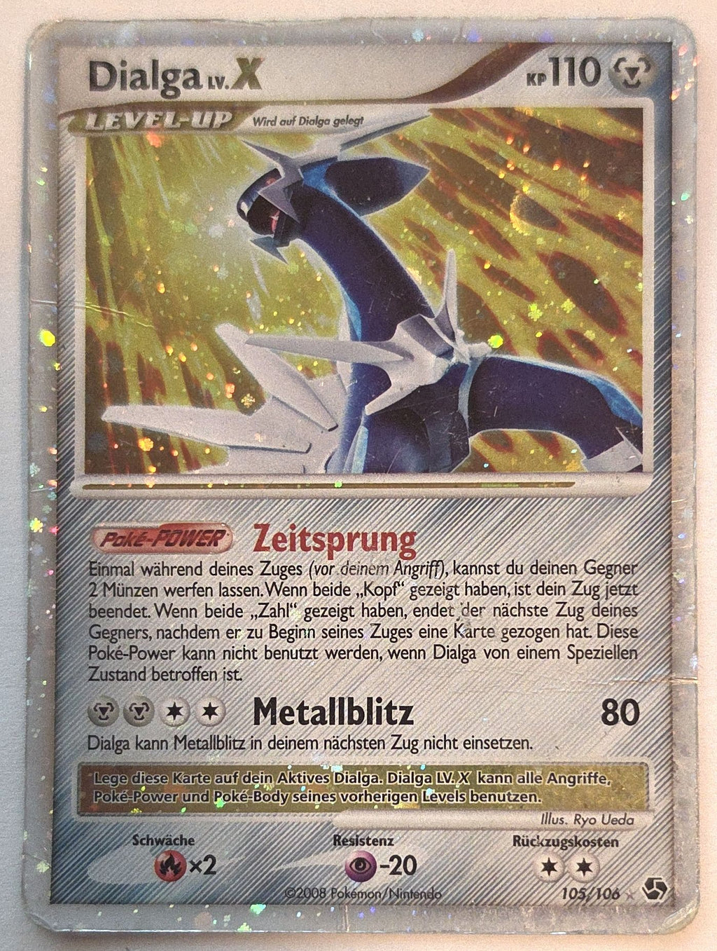 Pokémon: Dialga LV.X – Epische Begegnungen (GE 105) – Einzelkarte