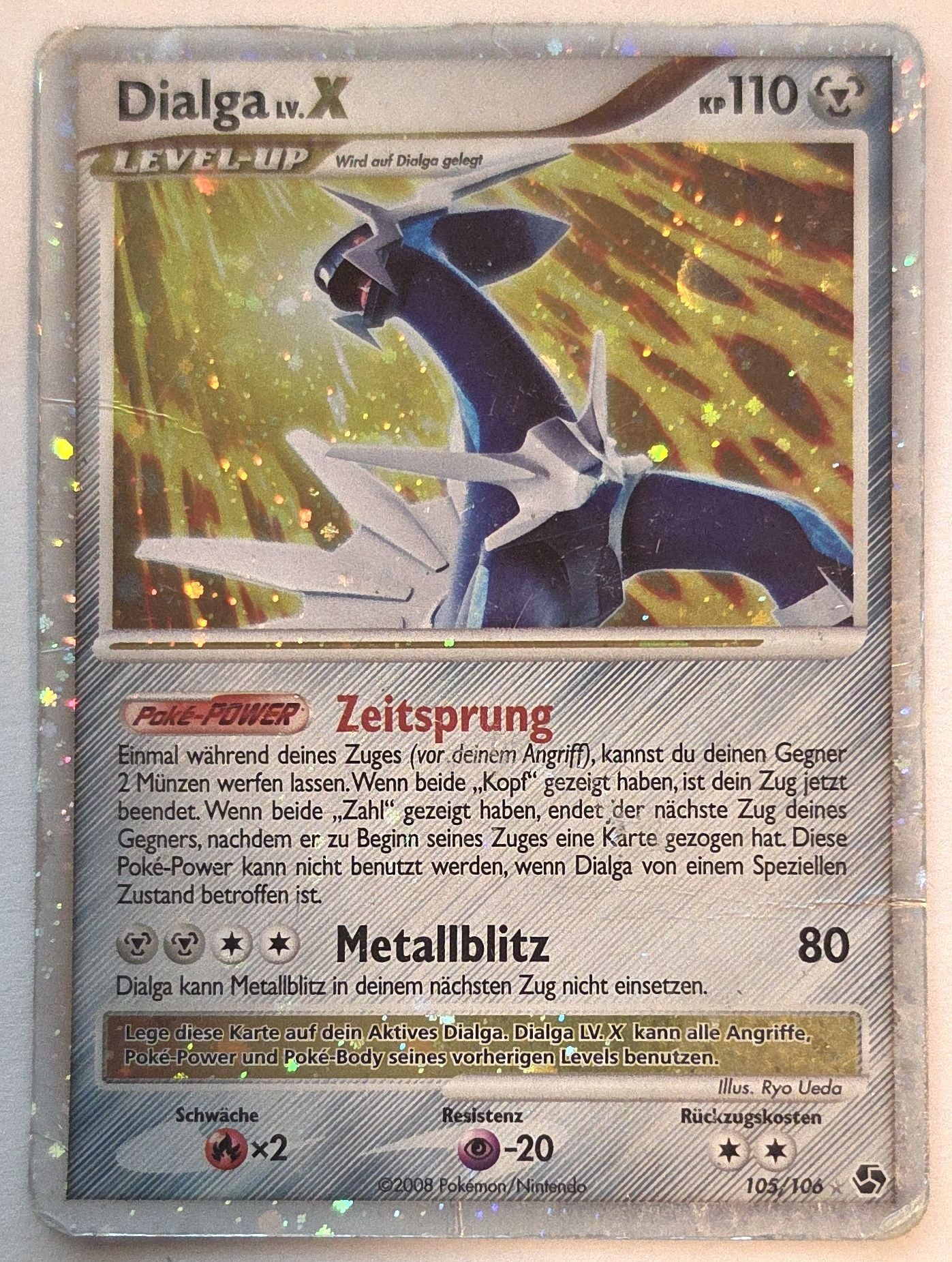 Pokémon: Dialga LV.X – Epische Begegnungen (GE 105) – Einzelkarte