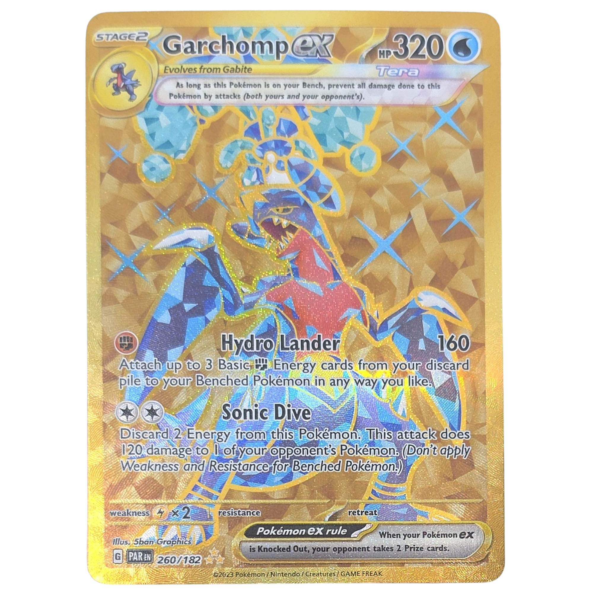 Pokemon: Garchomp ex - Paradox Rift (PAR 260) - Einzelkarte