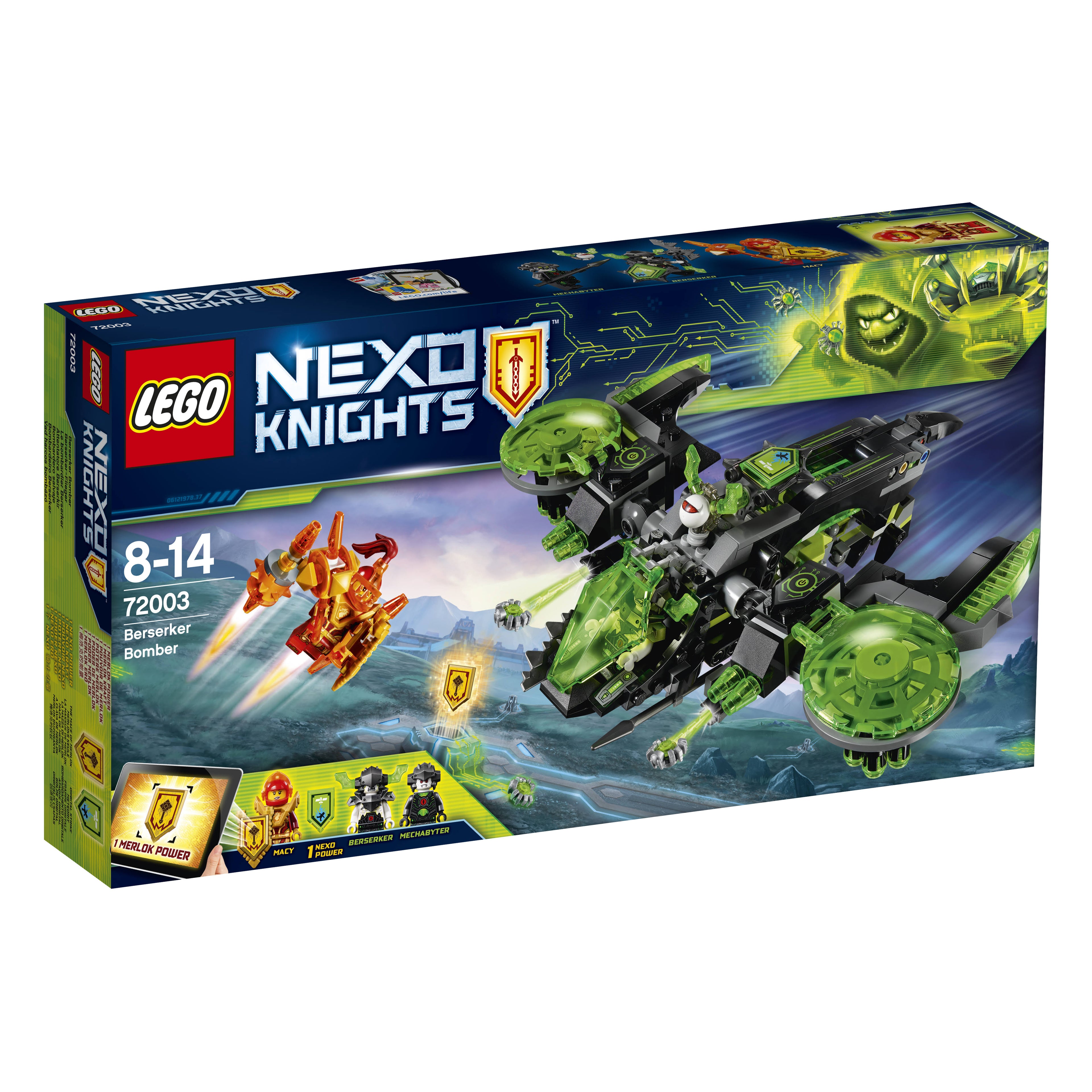 LEGO NEXO KNIGHTS Berserker Bomber – Set 72003