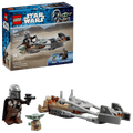 LEGO Star Wars 75436 - Der Mandalorianer und Grogu auf ihrem Speeder Bike