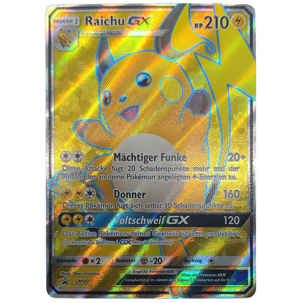Pokemon: Raichu GX - SM Black Star Promos (90) - Einzelkarte