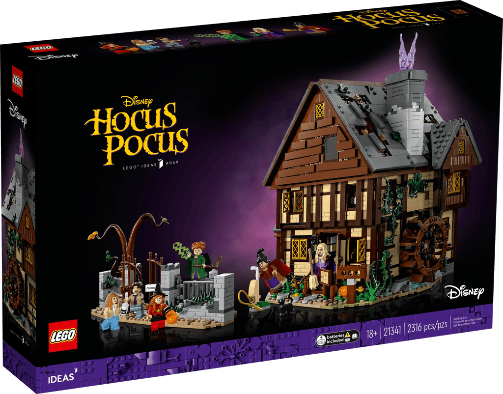 LEGO Ideas Disney Hocus Pocus: The Sanderson Sisters' Cottage – Set 21341