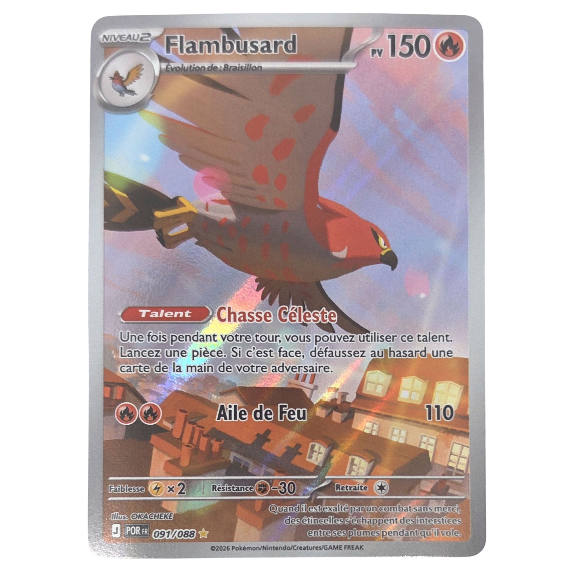 Pokémon: Talonflame – Optimale Ordnung (POR 091) – Einzelkarte
