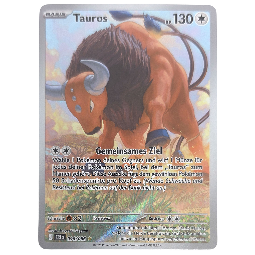 Pokémon: Tauros – Surging Sparks (CRI 096) – Einzelkarte