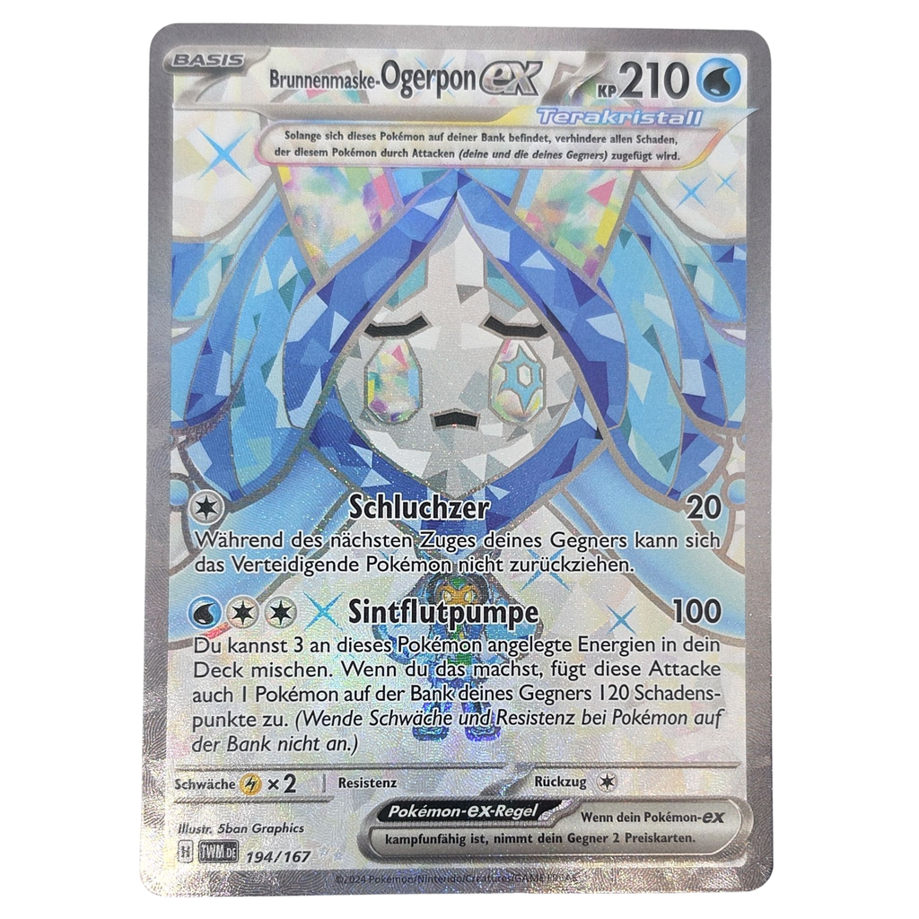 Pokémon: Wellspring Mask Ogerpon ex – Maskerade im Zwielicht (TWM 194) – Einzelkarte