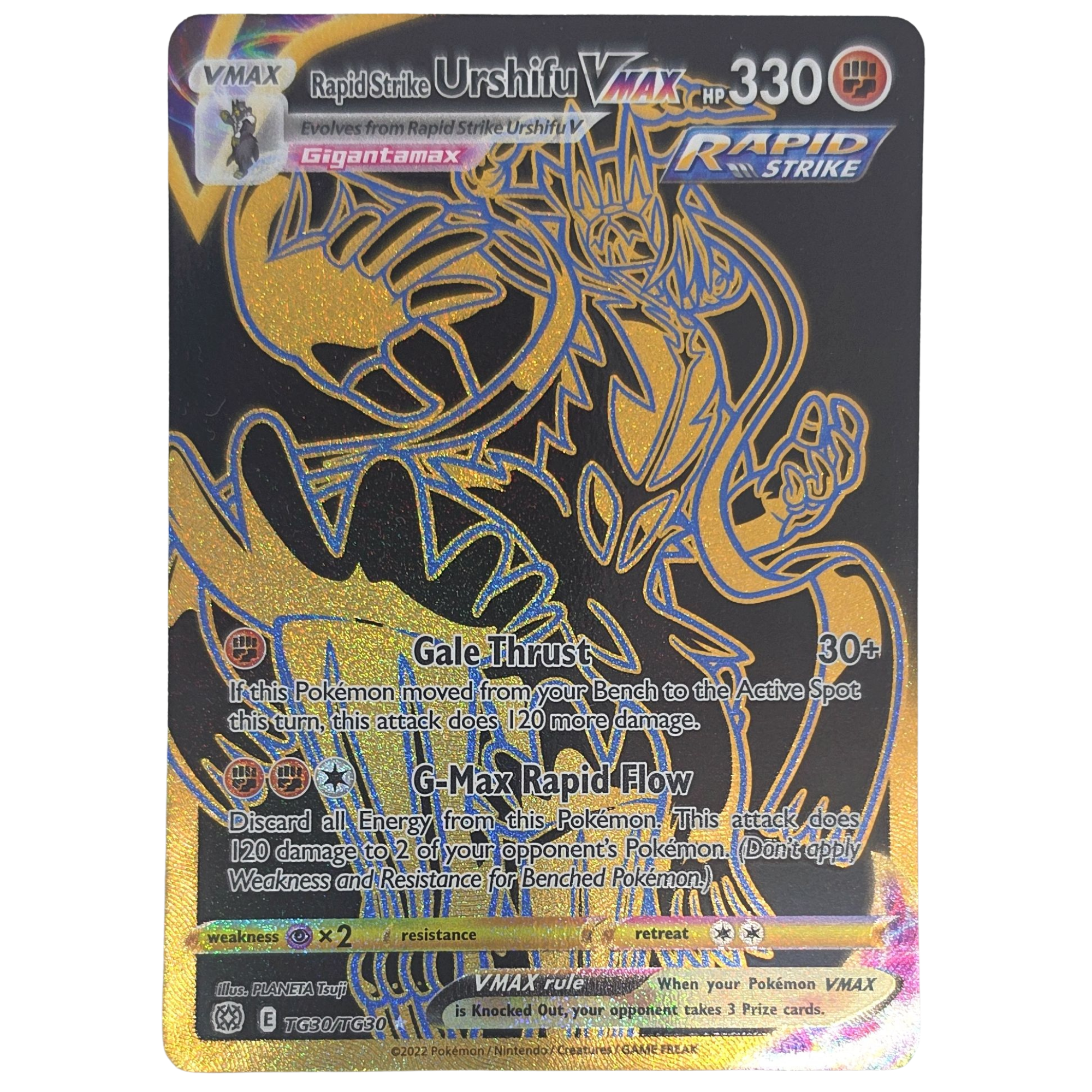 Pokémon: Rapid Strike Urshifu VMAX – Brilliant Stars (BRS TG30) – Einzelkarte