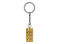 LEGO Porte-clés 850808 - Brique 2x4 Chrome Doré