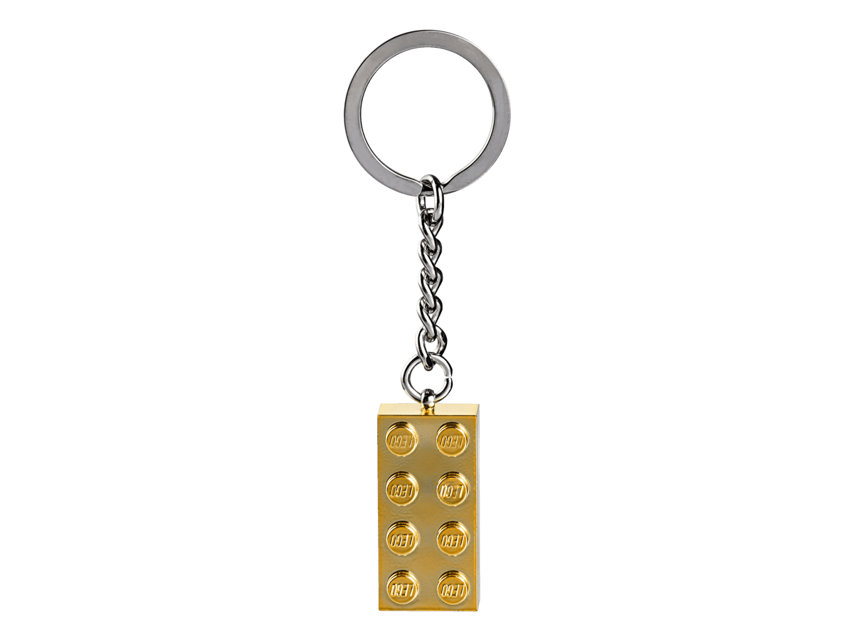 LEGO Anhänger 850808 - 2x4 Chrome Gold Brick