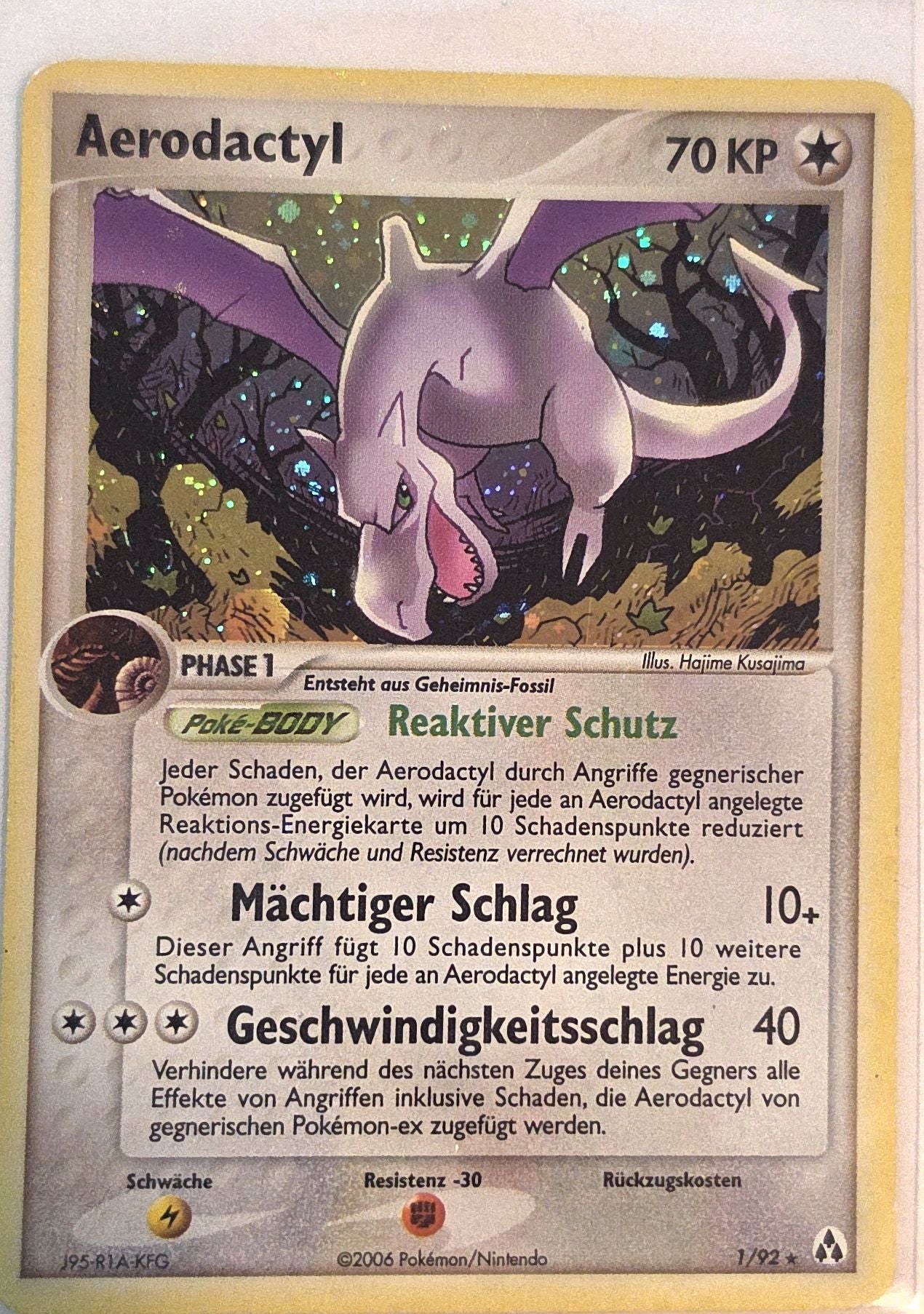 Pokémon: Aerodactyl – EX Legend Maker (LM 1) – Einzelkarte
