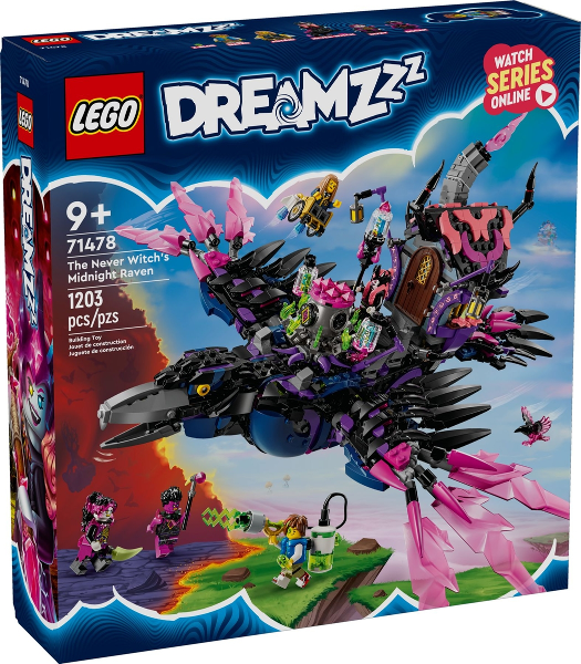 LEGO DREAMZzz Der Mitternachtsrabe der Nimmerhexe – Set 71478
