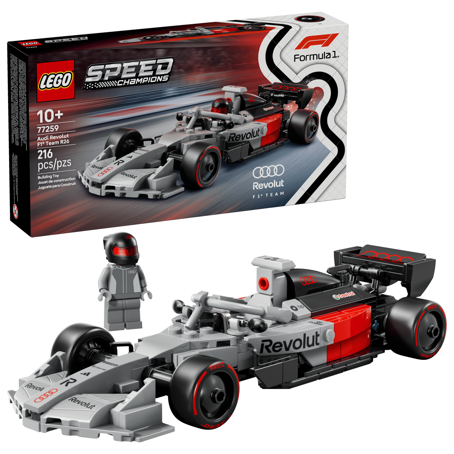 LEGO Speed Champions 77259 - Audi Revolut F1 Team R26 Rennwagen