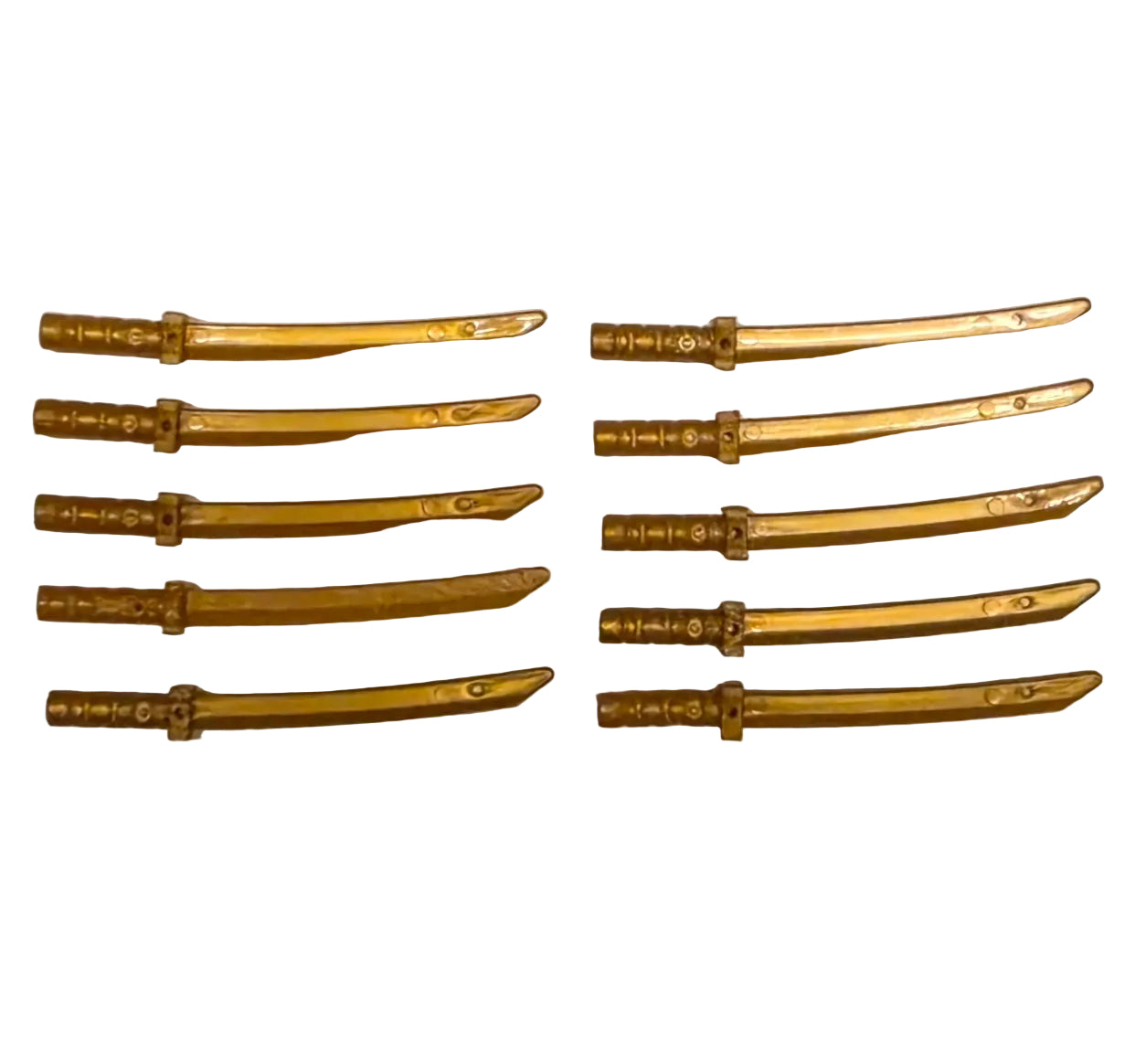 LEGO® 10x Katana Gold