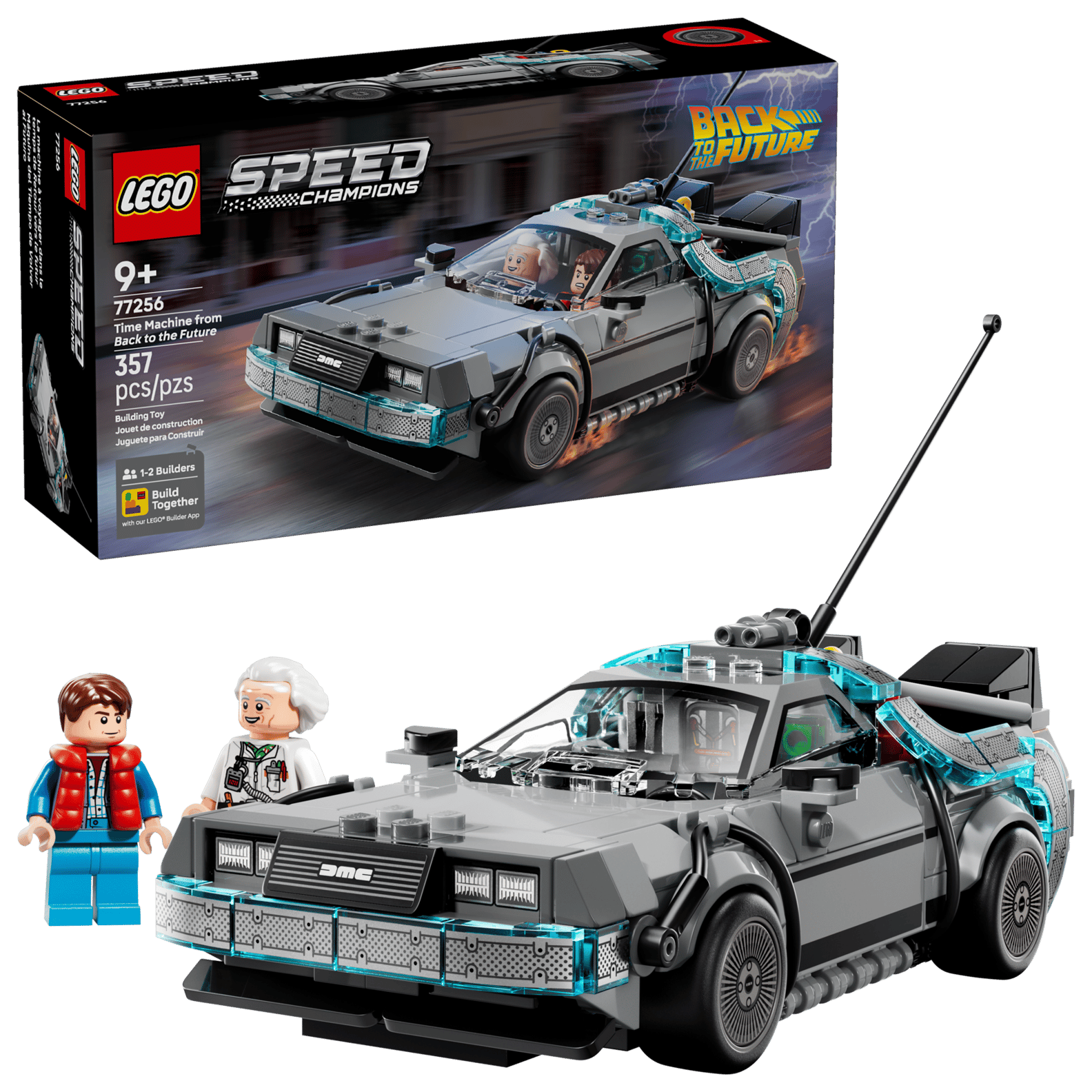 LEGO Speed Champions 77256 - Zeitmaschine aus Zurück in die Zukunft