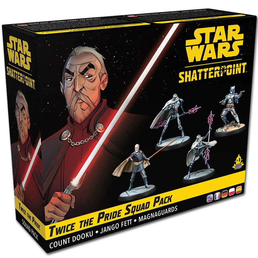 Star Wars: Shatterpoint – Twice the Pride Squad Pack (Count Dooku, Jango Fett, MagnaGuards)