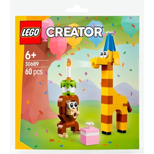 LEGO Polybag 30689 - Les animaux de la fête d'anniversaire