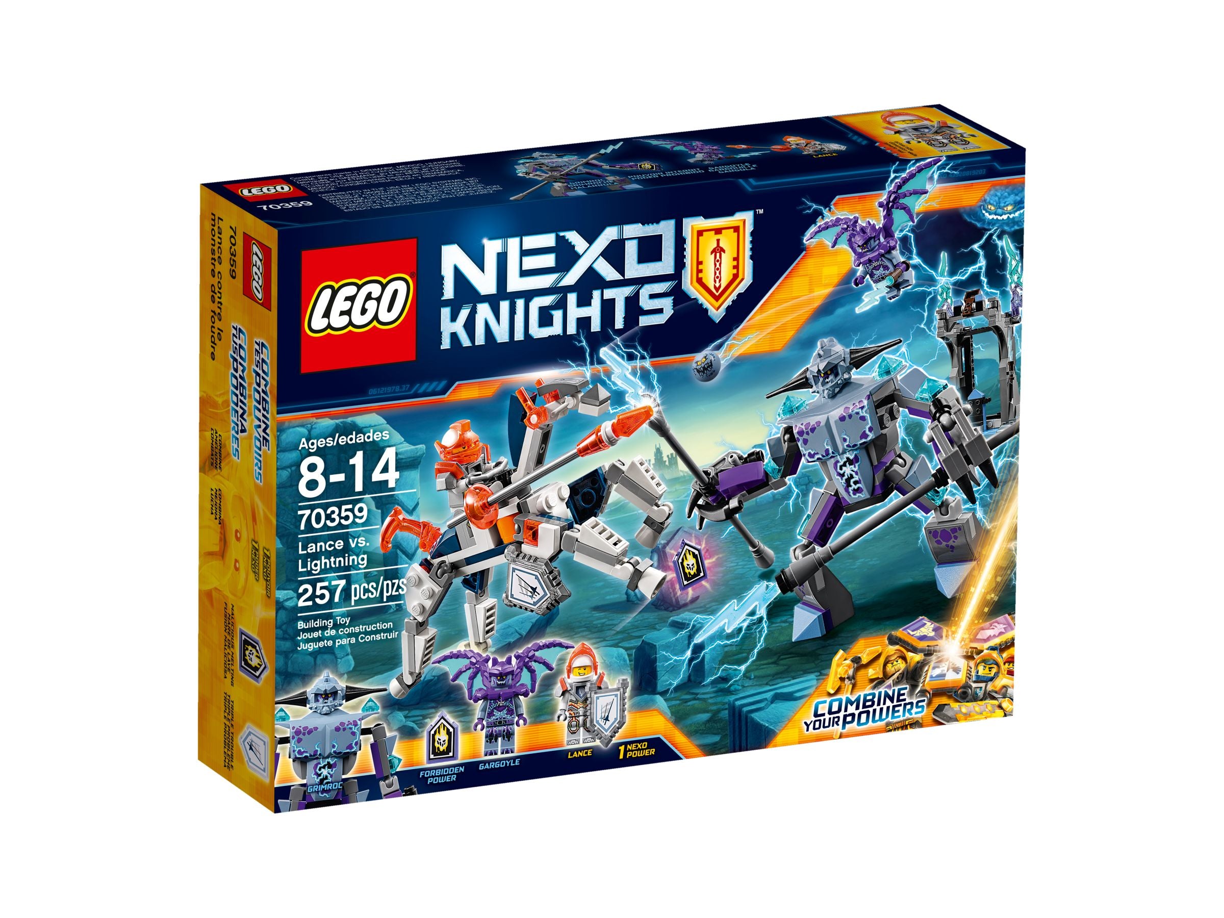 LEGO NEXO KNIGHTS Lance vs. Lightning – Set 70359