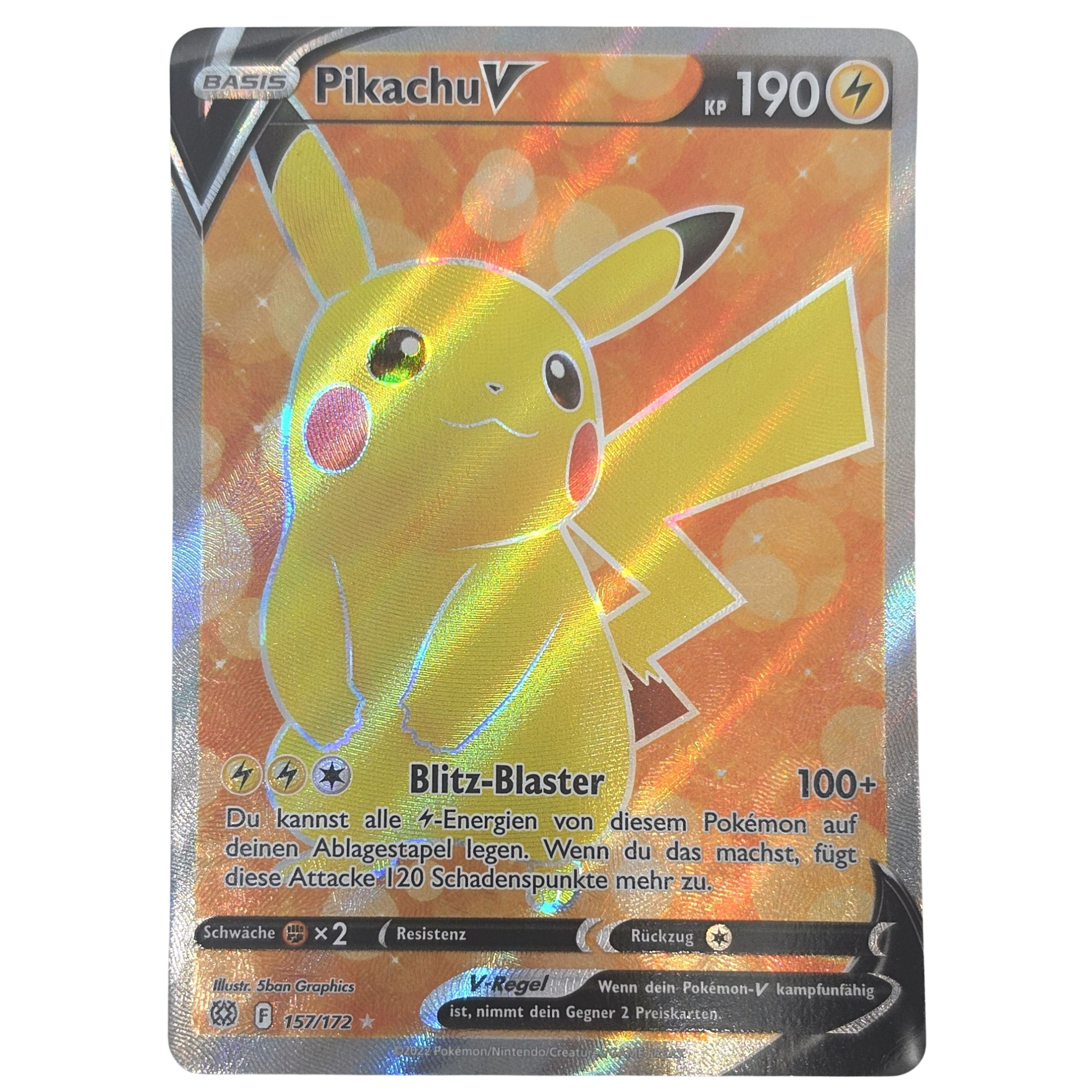 Pokémon: Pikachu V – Brilliant Stars (BRS 157) – Einzelkarte