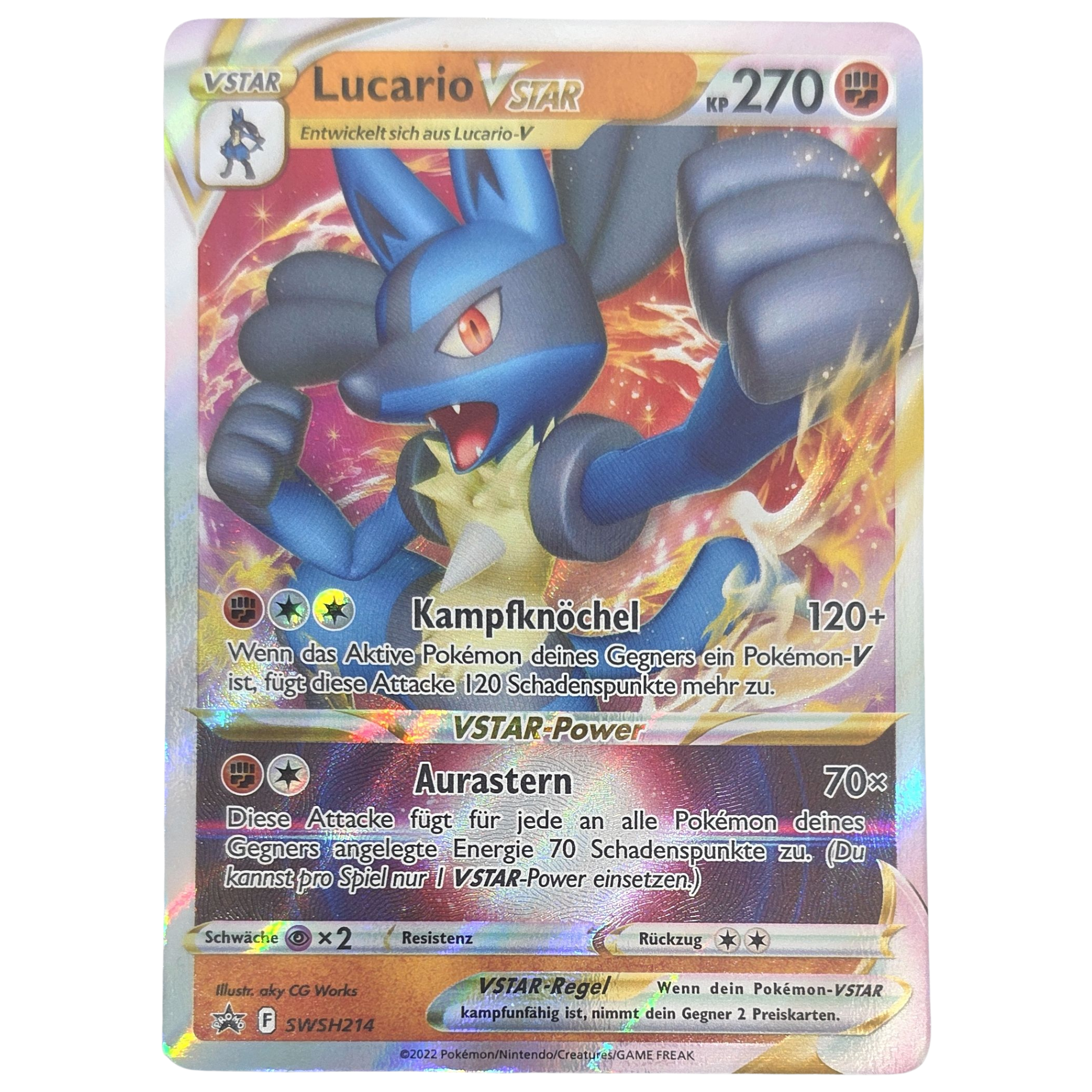 Pokémon: Lucario VSTAR – SWSH Black Star Promos (SWSH 214) – Einzelkarte