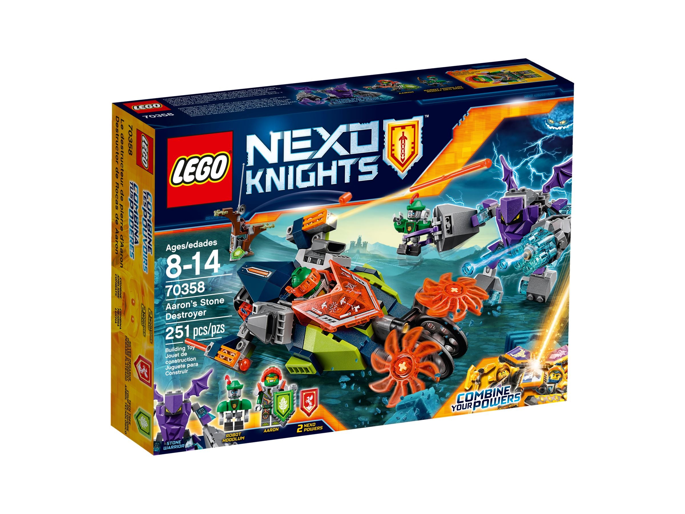 LEGO NEXO KNIGHTS Aaron's Stone Destroyer – Set 70358