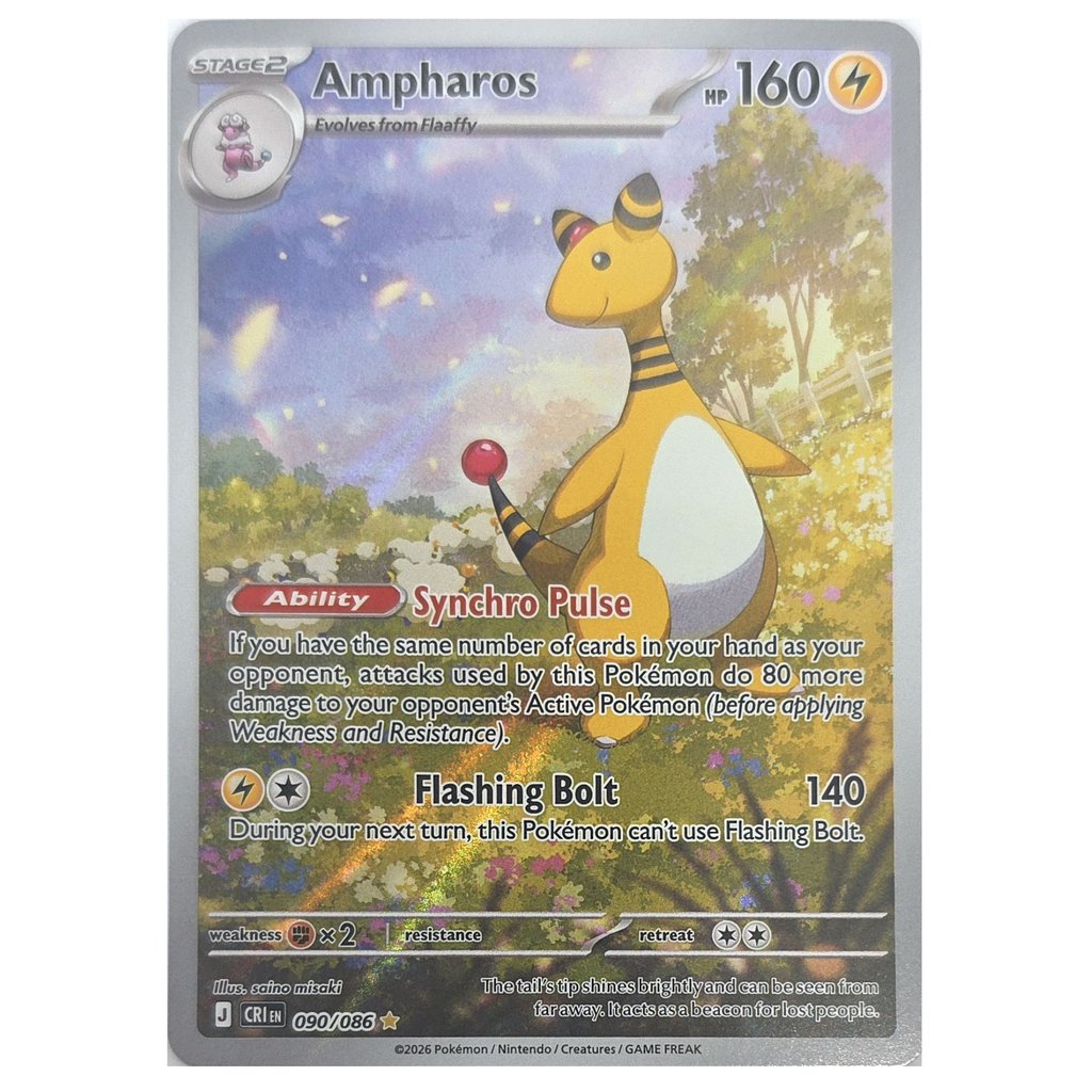Pokémon: Ampharos – Chaos Rising (CRI 090) – Einzelkarte