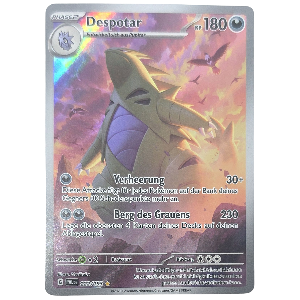 Pokemon: Tyranitar - Paldea Evolved (PAL 222) - Einzelkarte