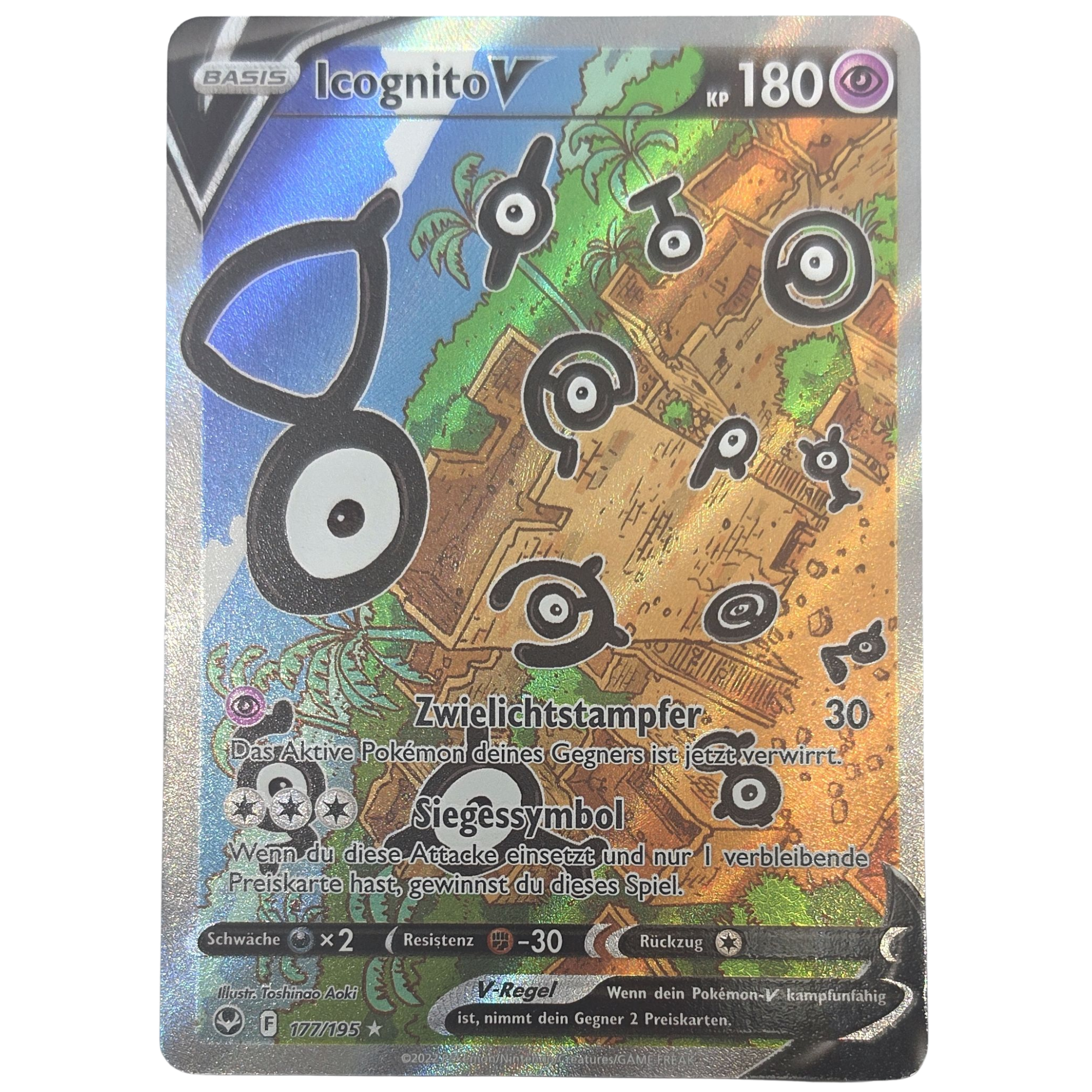 Pokemon: Unown V - Silver Tempest (177) - Einzelkarte