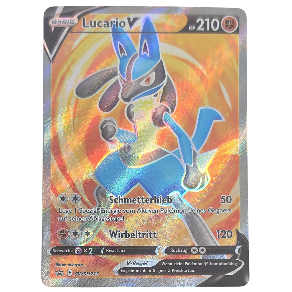 Pokémon: Lucario V – SWSH Black Star Promos (SWSH 213) – Einzelkarte