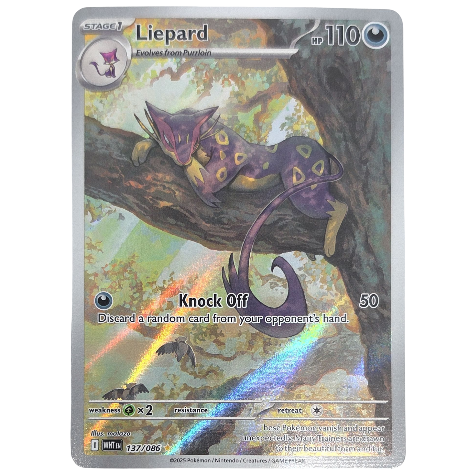 Pokemon: Liepard - White Flames (WHT 137) - Einzelkarte