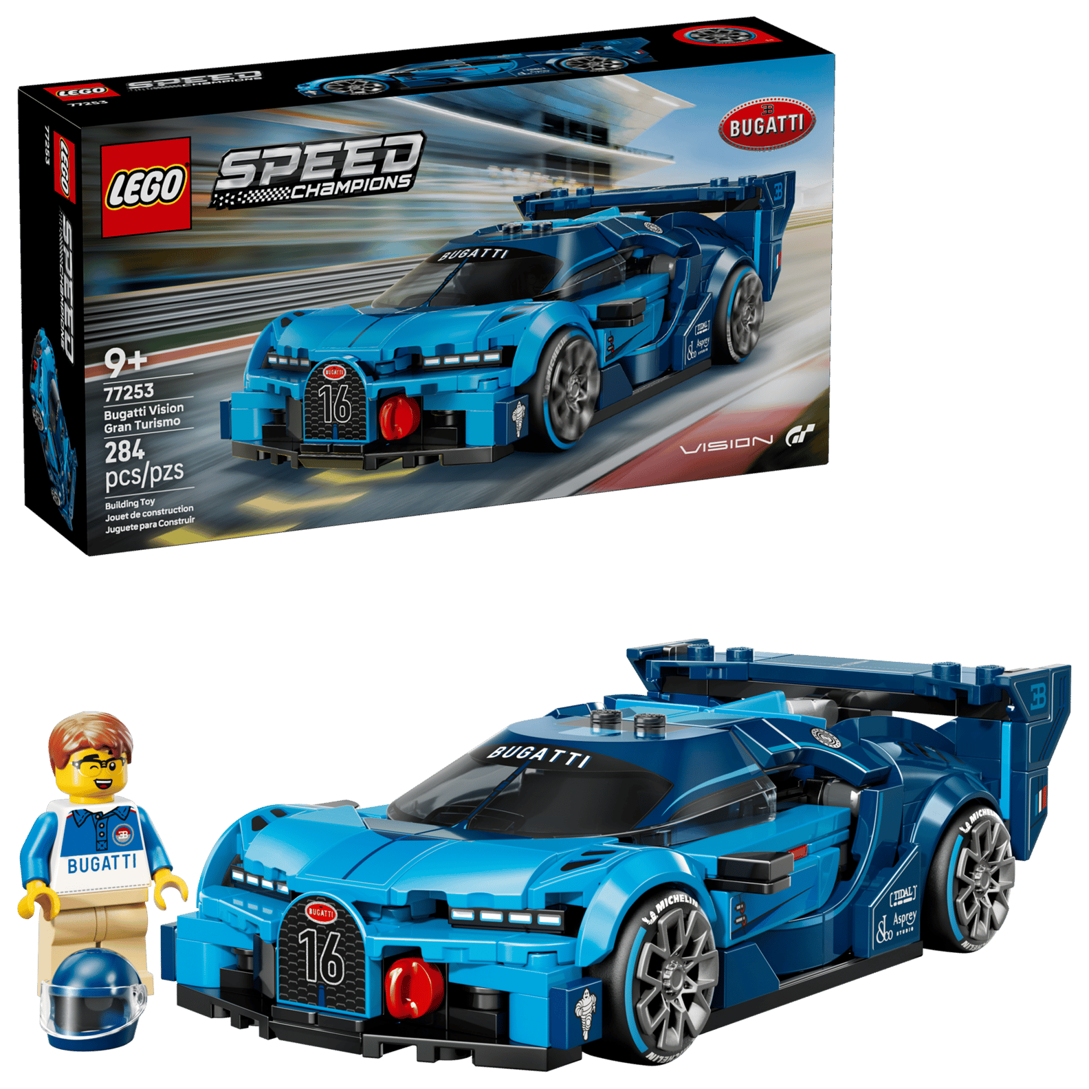 LEGO Speed Champions 77253 - Bugatti Vision GT Hypersportwagen