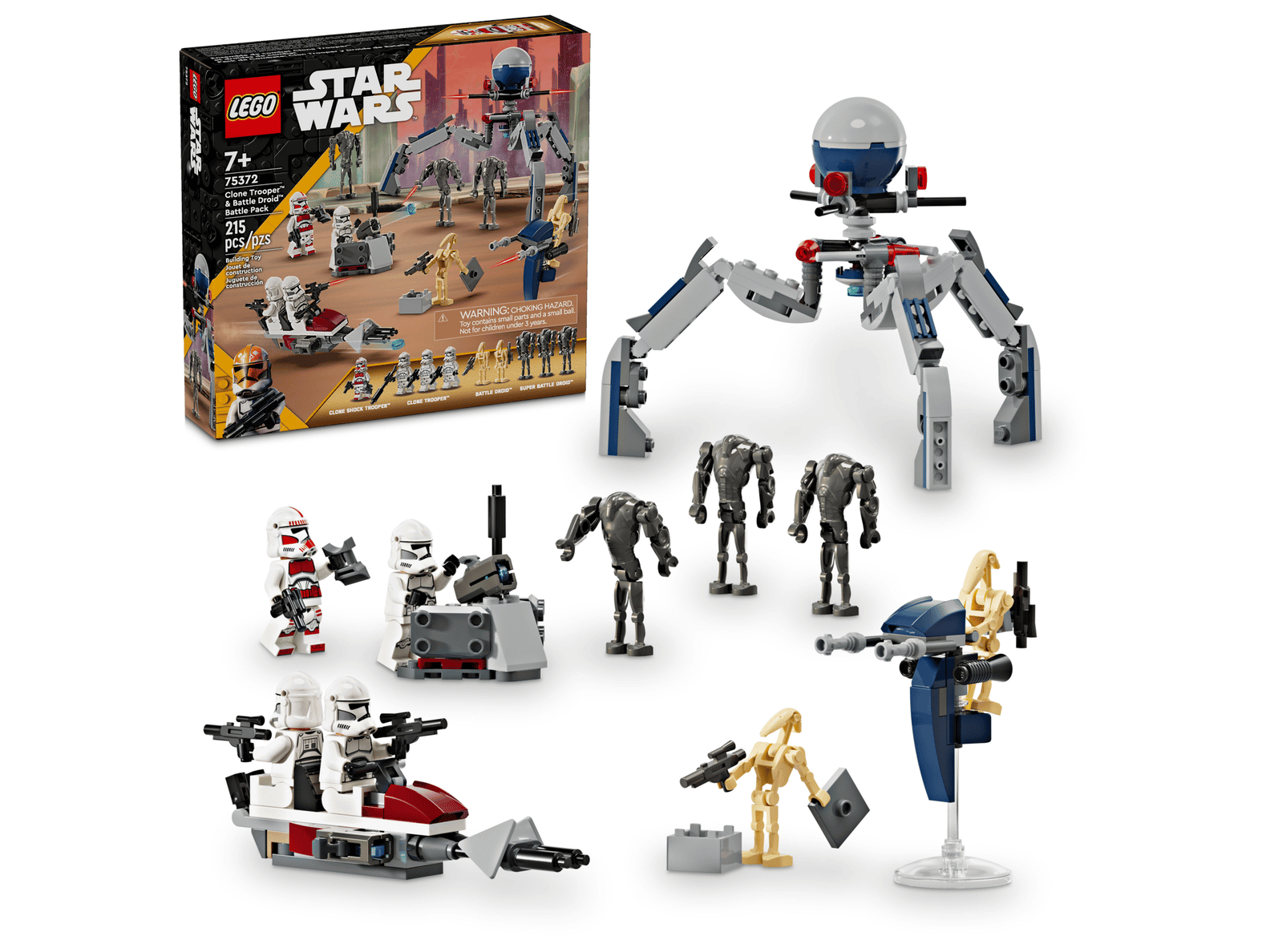 LEGO Star Wars 75372 - Clone Trooper & Battle Droid Battle Pack