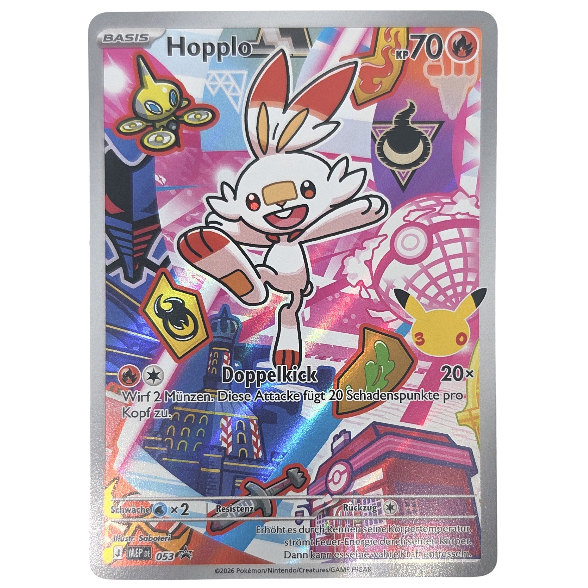 Pokémon: Scorbunny – MEP Black Star Promos (MEP 053) – Einzelkarte