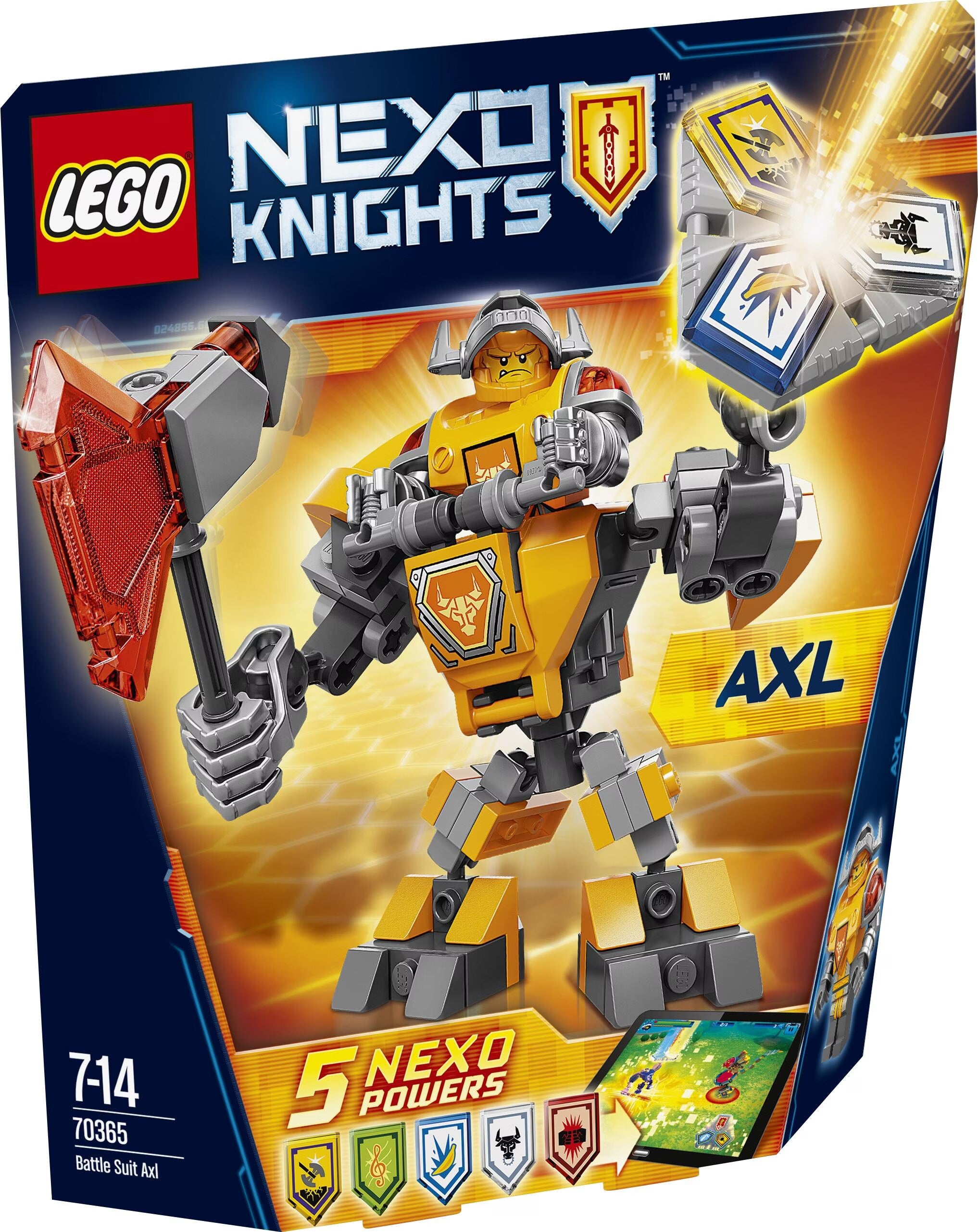 LEGO NEXO KNIGHTS Battle Suit Axl – Set 70365