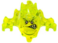 LEGO® Minifigure, Headgear Mask Ninjago Skreemer with Dark Purple Eyes and Mouth Lopsided with White Pointed Teeth Pattern 19861pb01