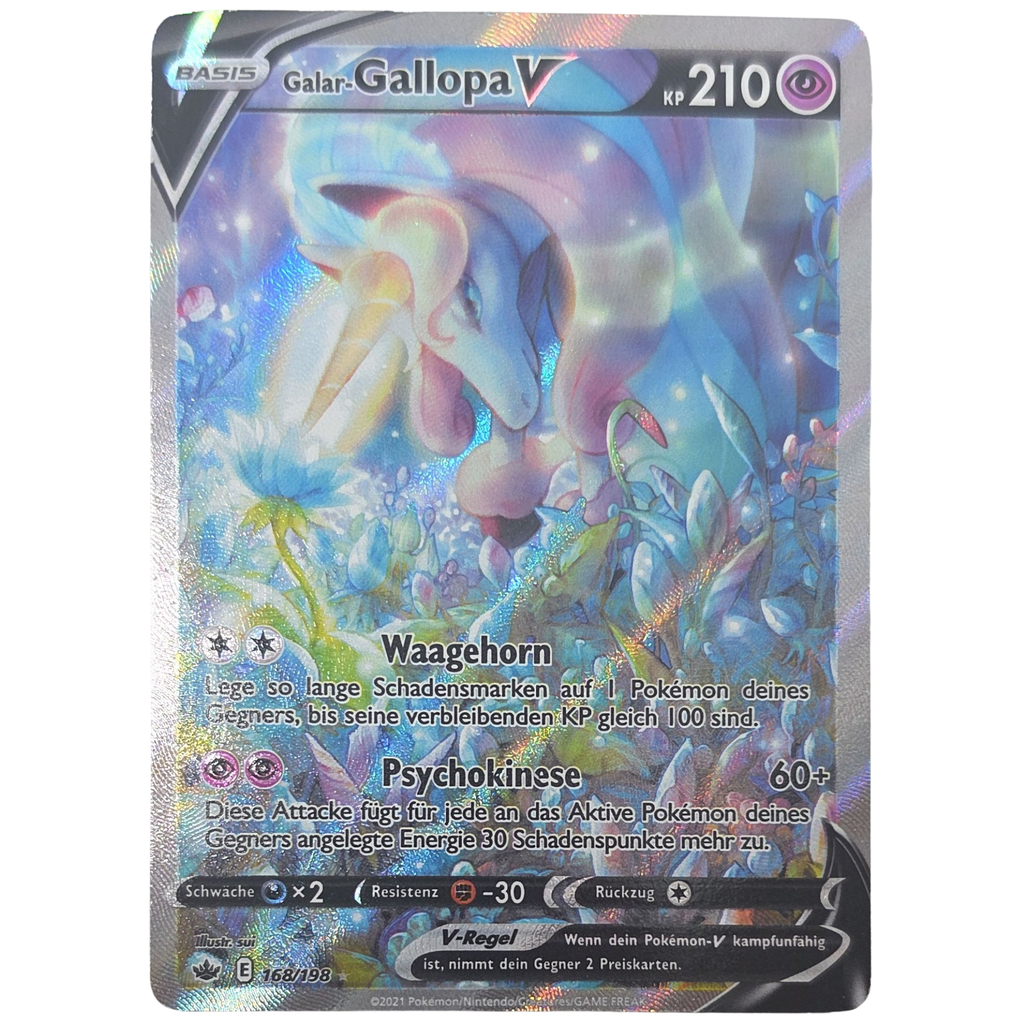 Pokemon: Galarian Rapidash V - Chilling Reign (CRE 168) - Einzelkarte