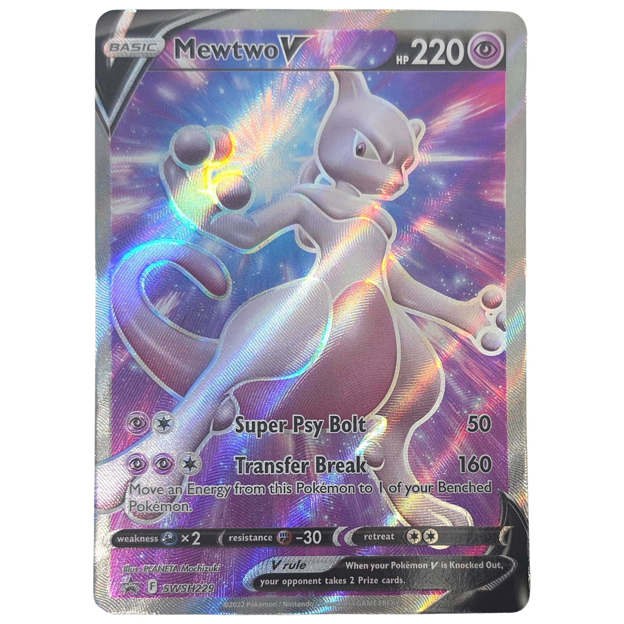Pokémon: Mewtwo V – SWSH Black Star Promos (SWSH 229) – Einzelkarte