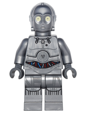 LEGO® Minifigur Silver Protocol Droid sw0766 – Neu