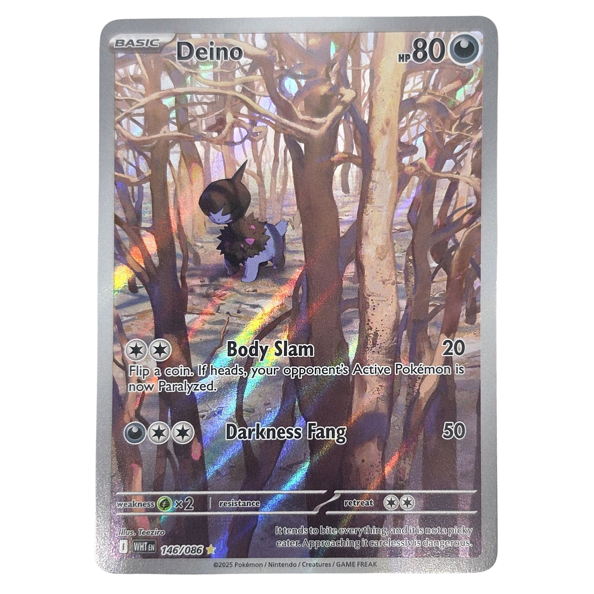 Pokémon: Deino – Weiße Flammen (WHT 146) – Einzelkarte