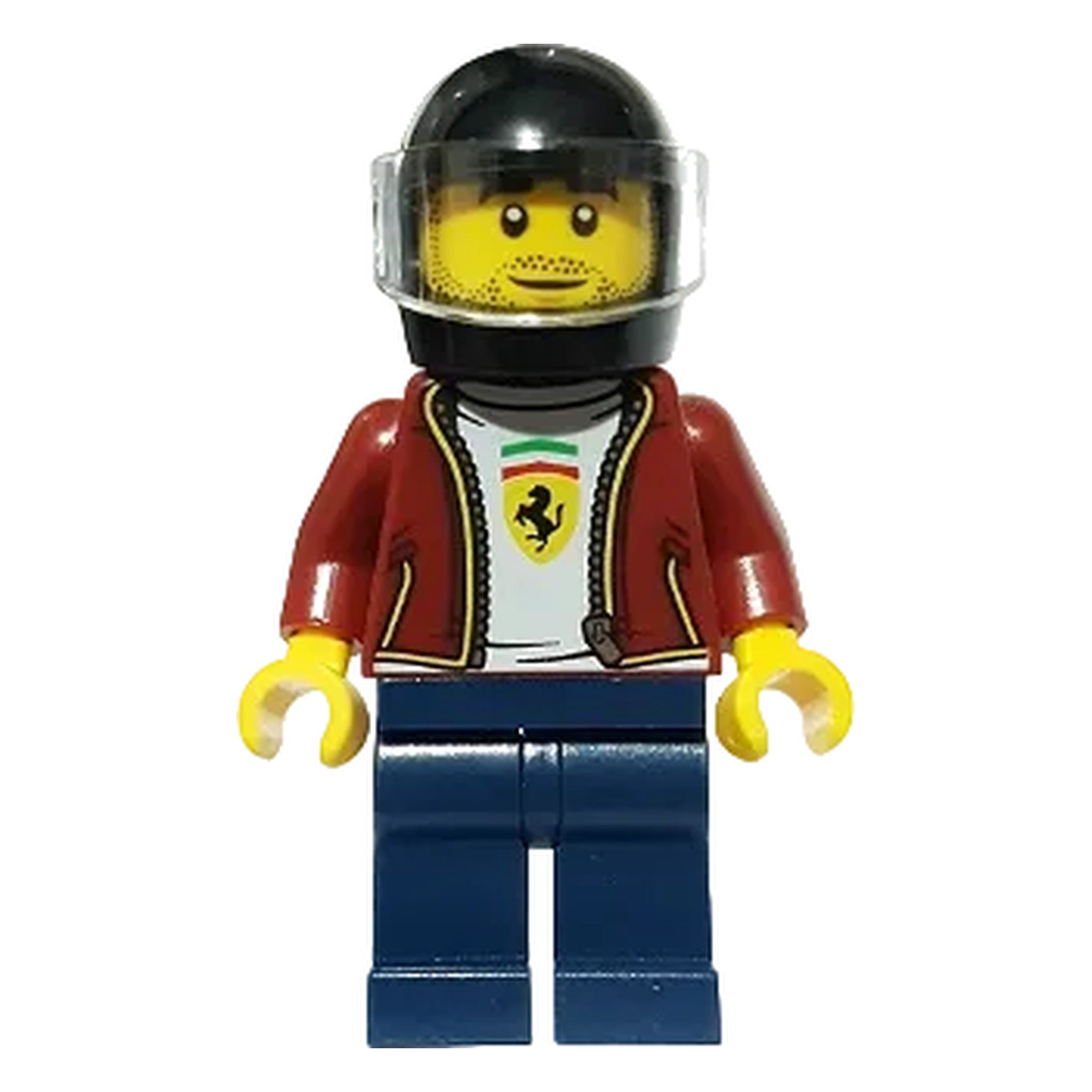 LEGO® Minifigur Ferrari F8 Tributo Driver sc082 – Gebr.
