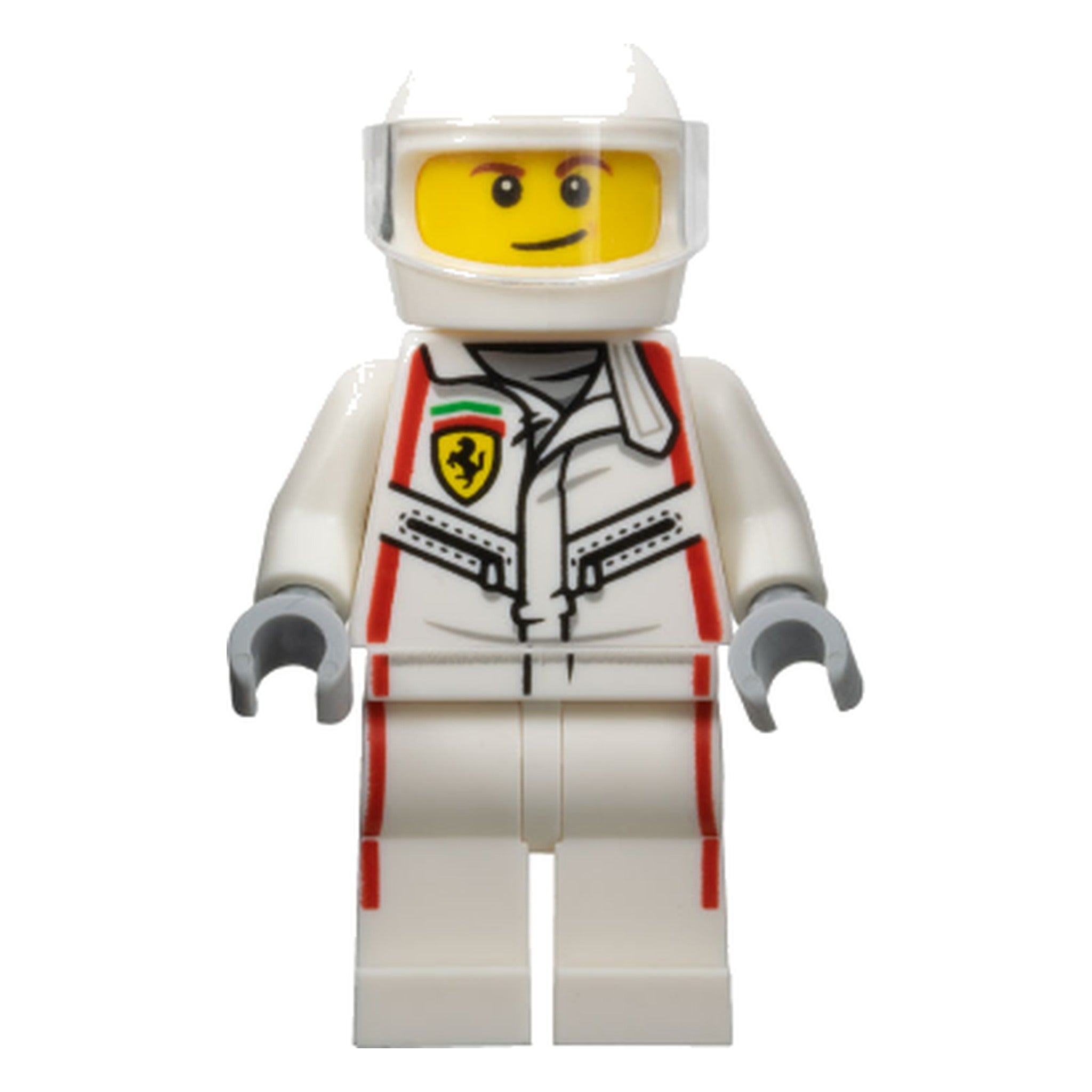 LEGO® Minifigur 1970 Ferrari 512 M Driver sc097 – Gebr.