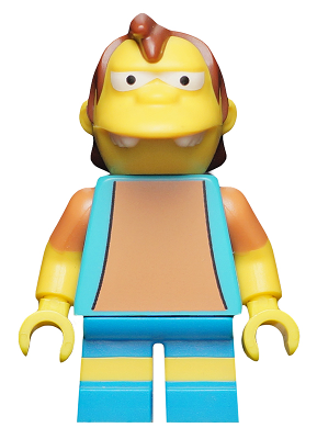 LEGO® Minifigur Nelson Muntz (The Simpsons Serie 1) sim018 – Gebr.
