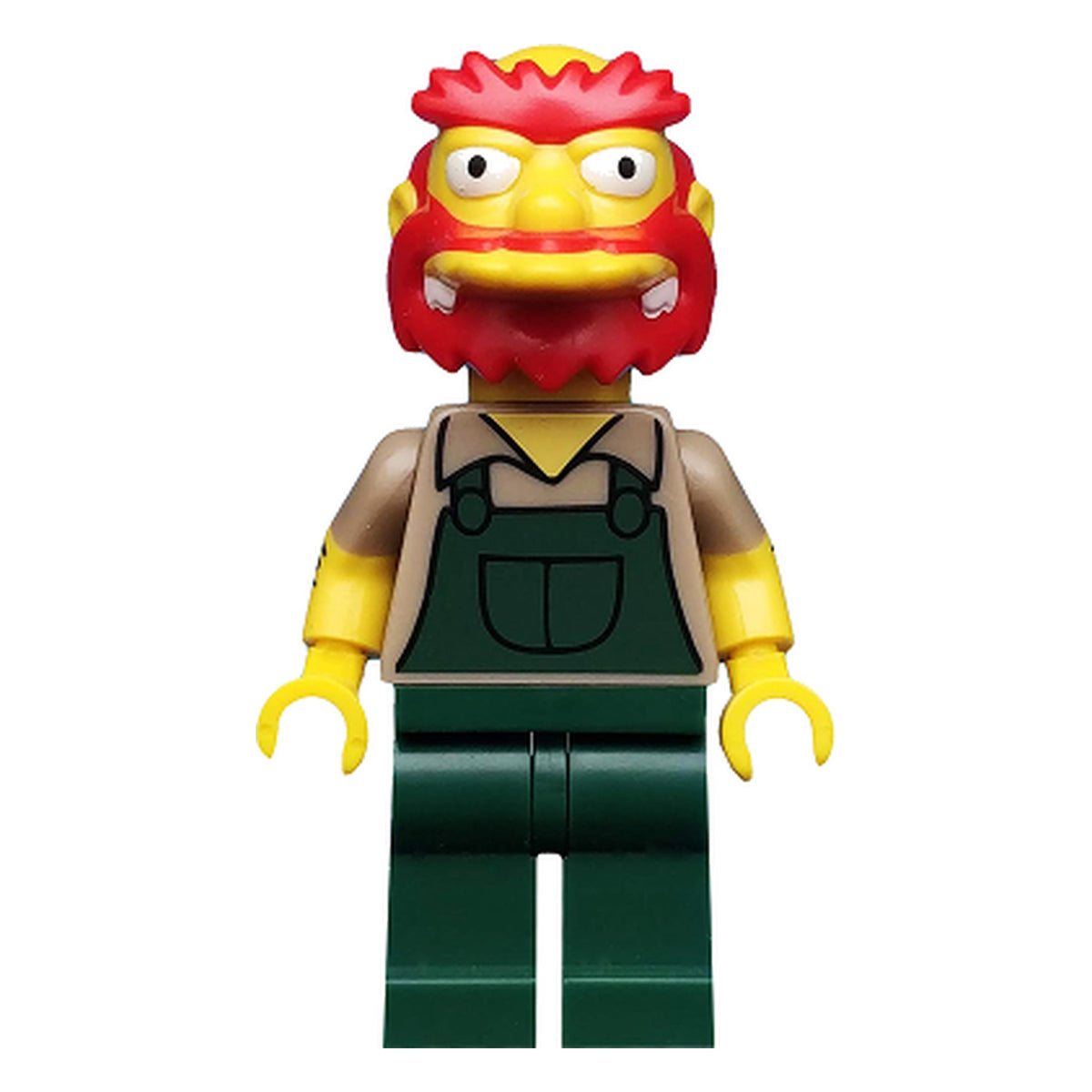 LEGO® Minifigur Groundskeeper Willie (The Simpsons Serie 2) sim039 – Gebr.