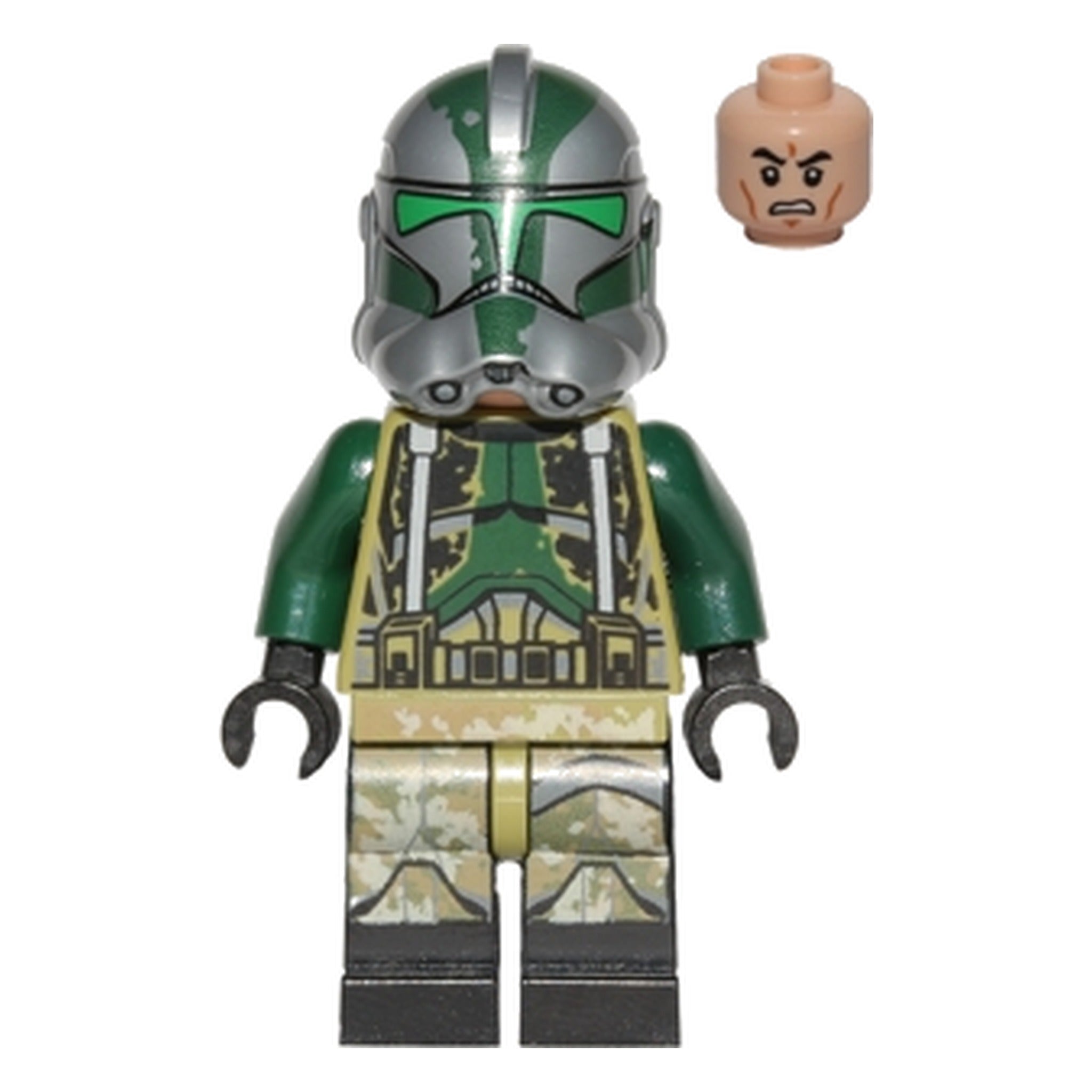 LEGO® Minifigur Clone Trooper Commander Gree sw0528 – Gebr.