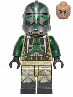 LEGO® Minifigur Clone Trooper Commander Gree sw0528