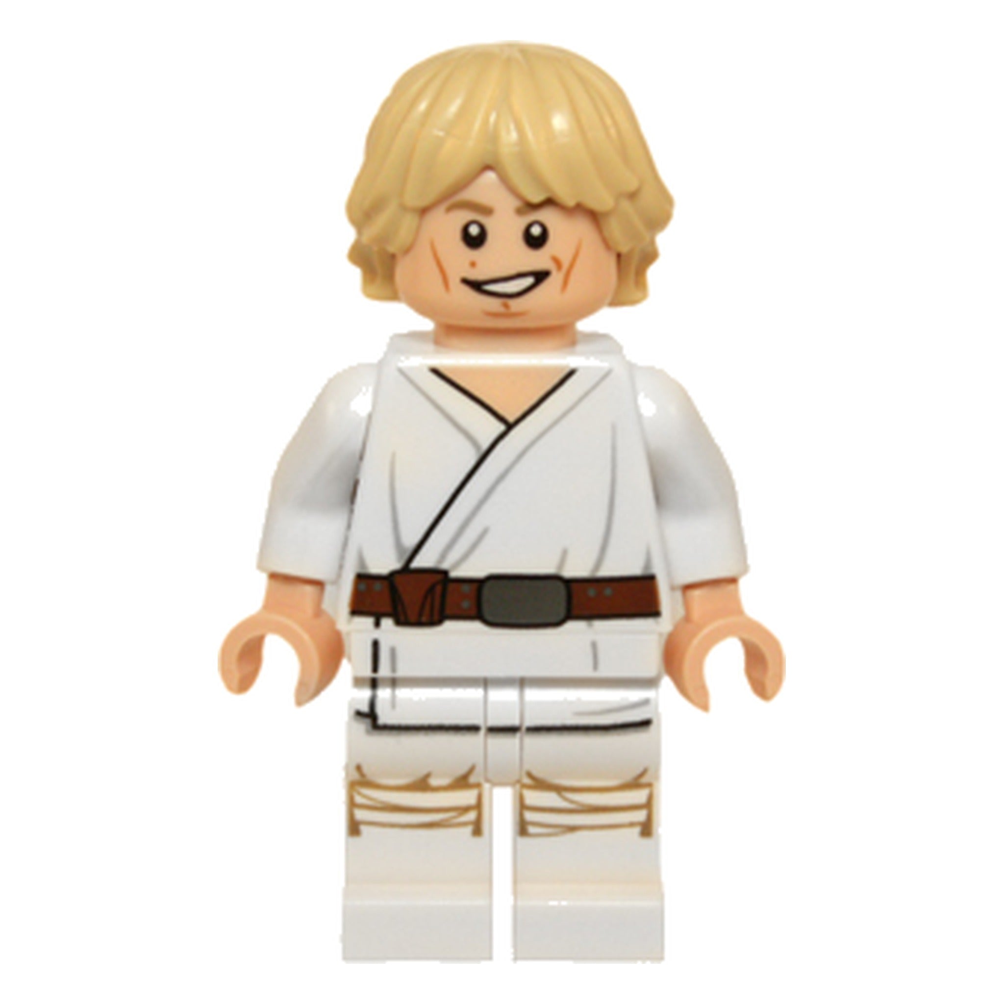 LEGO® Minifigur Luke Skywalker (Tatooine, White Legs, Detailed Face Print) sw0551 – Gebr.