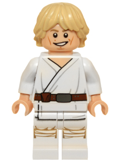 LEGO® Minifigur Luke Skywalker (Tatooine, White Legs, Detailed Face Print) sw0551