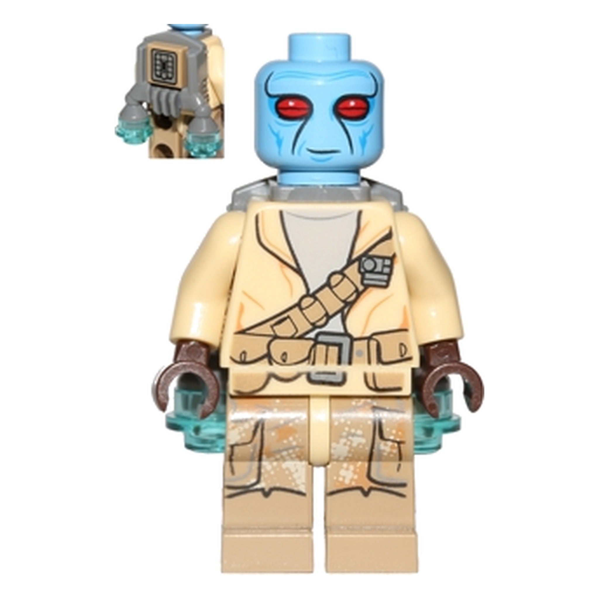 LEGO® Minifigur Duros Alliance Fighter, Jet Pack sw0689 – Gebr.