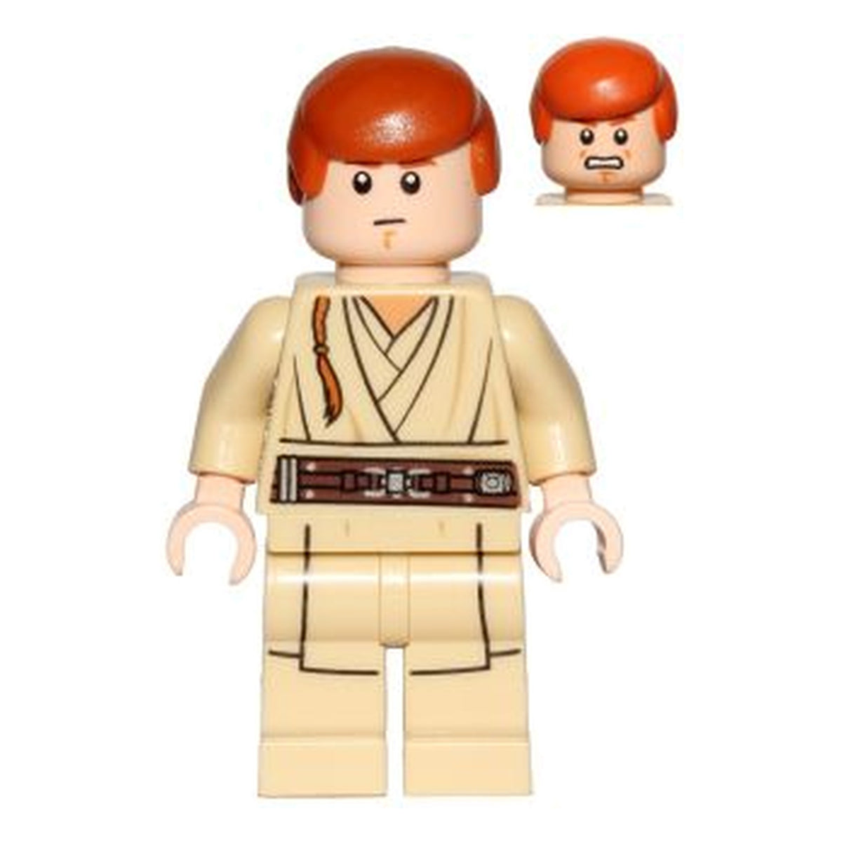 LEGO® Minifigur Obi-Wan Kenobi (Young, Printed Legs, without Cape) sw0812 – Gebr.
